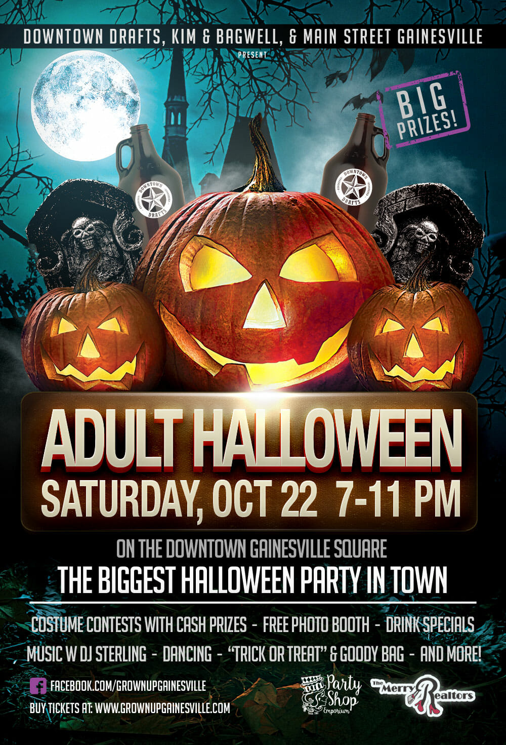 Gainesville Adult Halloween – Downtown Drafts